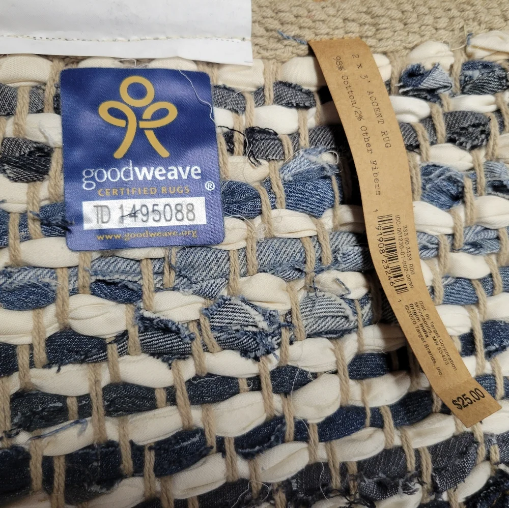 Brand New Levi's x Target Limited Edition 2' x 3' Denim Scrap Rug - Picture 4 of 6